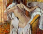 After the Bath, Woman Drying Herself II